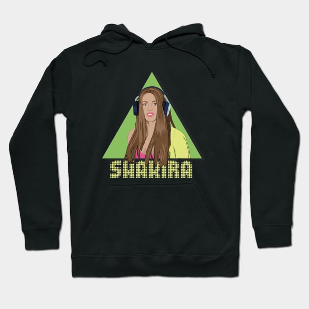 shakira Hoodie by HarlinDesign